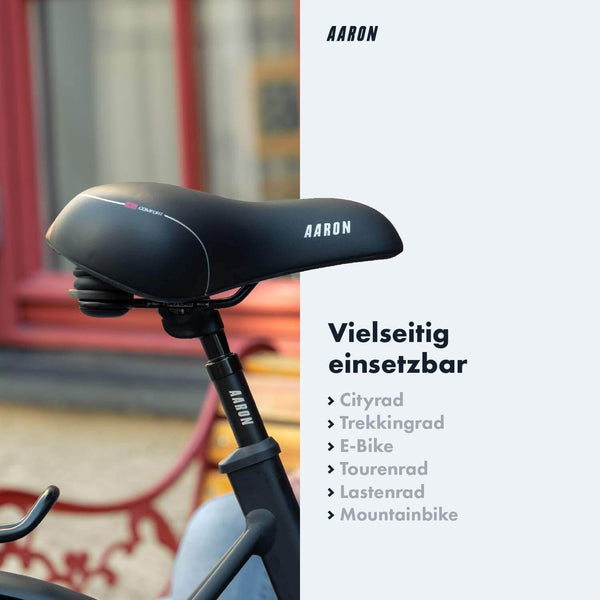 Mögliche Verwendung für den AARON Memory Fahrradsattel