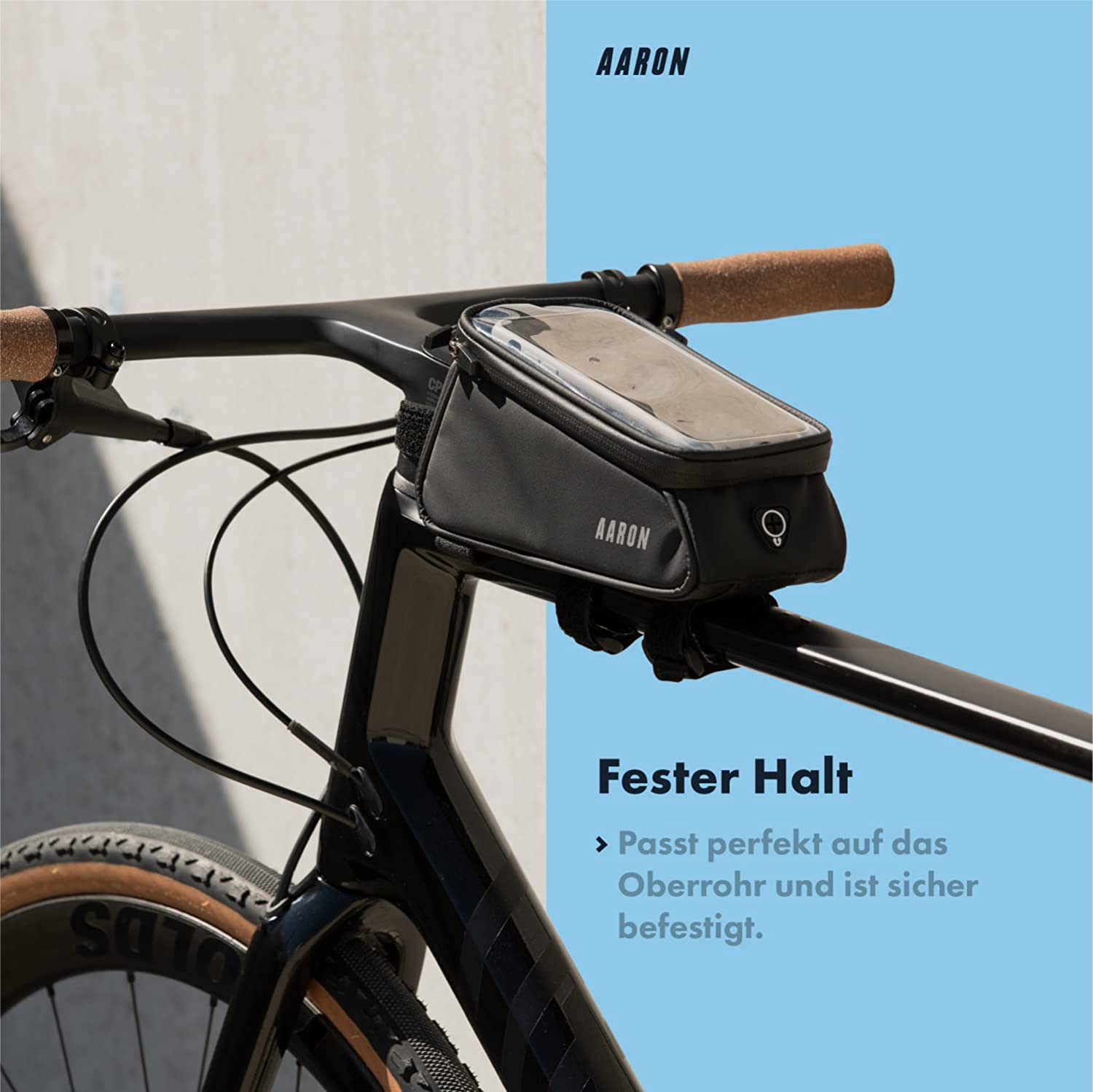 AARON Mobile Fahrrad Handytasche / Halterung
