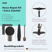 Laden Sie das Bild in den Galerie-Viewer, Inhalt der AARON Sport One Standpumpe