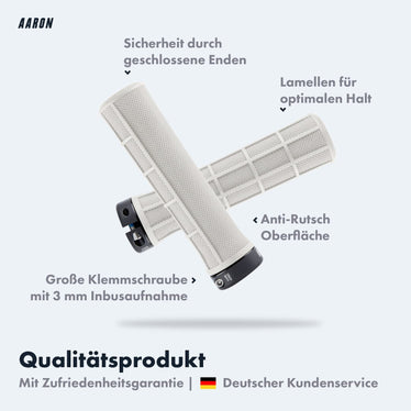 weiße fahrradgriffe AARON Peak - MTB, Enduro & BMX Fahrradgriffe