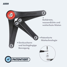 Laden Sie das Bild in den Galerie-Viewer, AARON Faltschloss 75cm - Fahrradschloss Sicherheitsstufe 14 - Mini