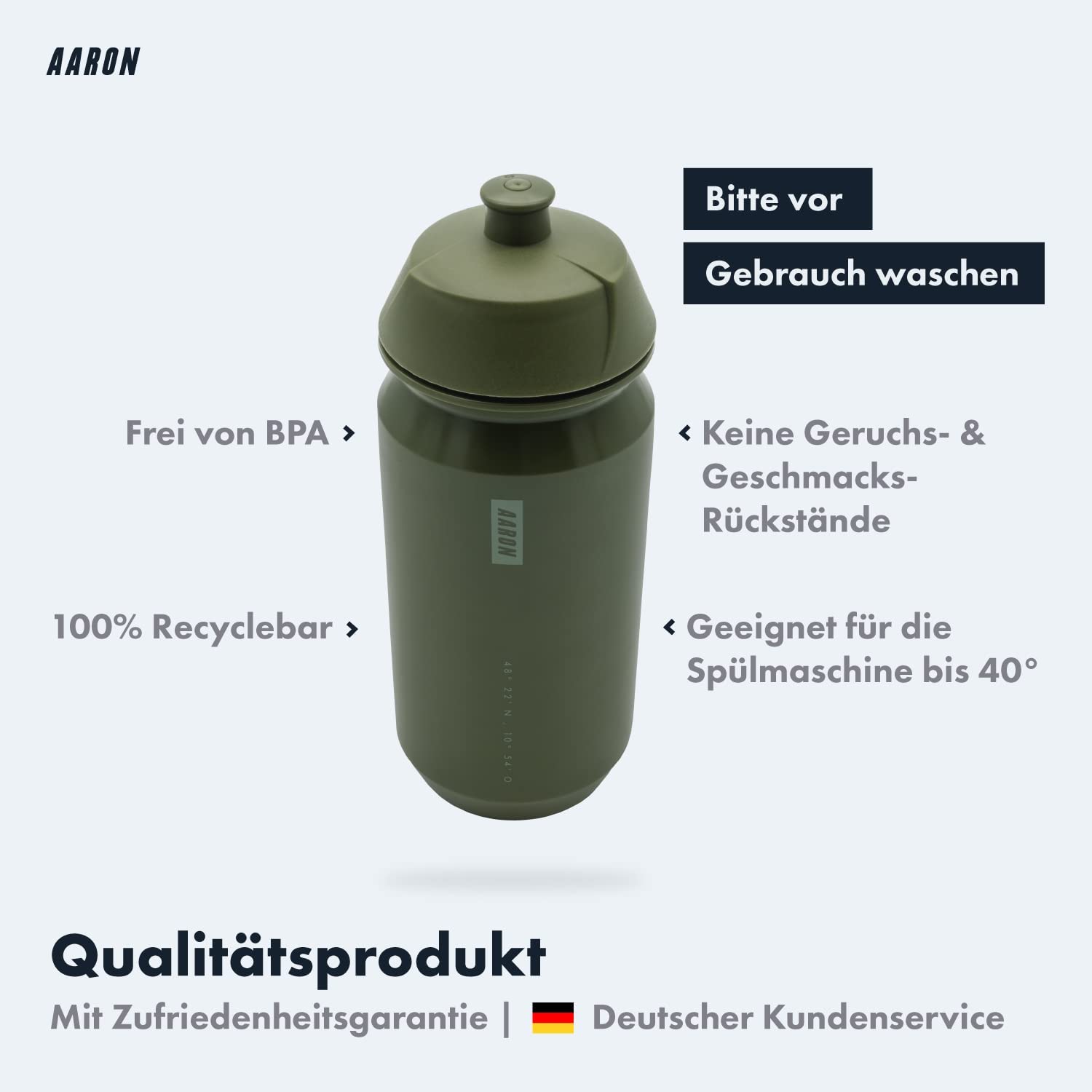 Fahrrad Trinkflaschen Test - BPA Frei / Material / Größe - 2024