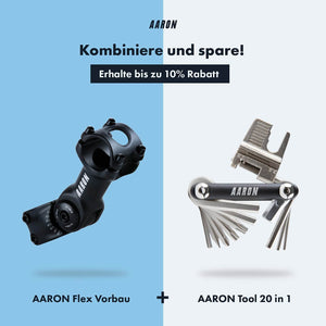 10% Rabatt in Kombination mit dem AARON Multitool