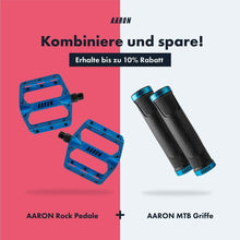 Laden Sie das Bild in den Galerie-Viewer, AARON Rock MTB Pedale - Blau
