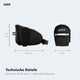 Maße und Gewicht der AARON Voyager Satteltasche
