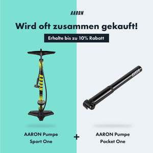 10% Rabatt in Kombination mit der AARON Pocket One Pumpe