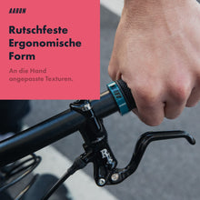 Laden Sie das Bild in den Galerie-Viewer, AARON MTB Fahrradgriffe - Grau Blau