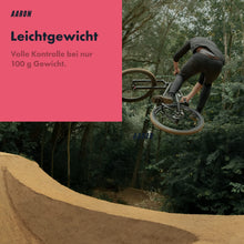 Laden Sie das Bild in den Galerie-Viewer, AARON MTB &amp; BMX Fahrradgriffe - Schwarz - Diamant Profil