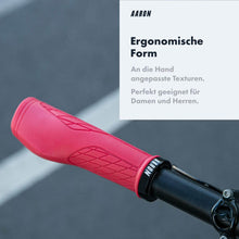 Laden Sie das Bild in den Galerie-Viewer, Der AARON FIT Fahrradgriff hat eine Ergonomische Griffform