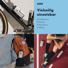 Laden Sie das Bild in den Galerie-Viewer, AARON ECO Fahrrad Trinkflasche - 100% Biologisch Abbaubar, BPA-frei - Transparent