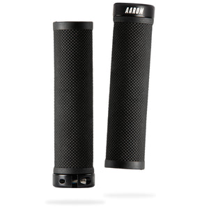 AARON MTB & BMX Fahrradgriffe - Schwarz - Diamant Profil