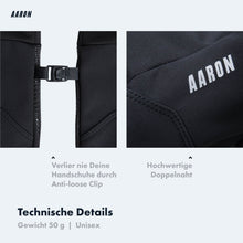 Laden Sie das Bild in den Galerie-Viewer, Maße und Gewicht der AARON Gloves Fahrradhandschuhe