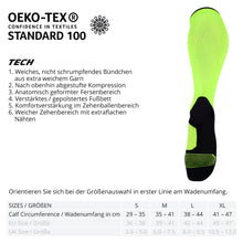 Laden Sie das Bild in den Galerie-Viewer, ONIC GEAR Sport Kompressionsstrümpfe - Damen &amp; Herren - Neon Gelb