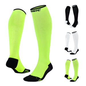 ONIC GEAR Sport Kompressionsstrümpfe - Damen & Herren - Weiß