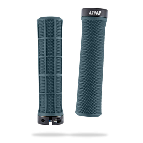 AARON Peak - MTB, Enduro & BMX Fahrradgriffe - Grau Blau
