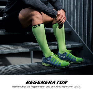 ONIC GEAR Sport Kompressionsstrümpfe - Damen & Herren - Neon Gelb
