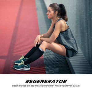 ONIC GEAR Sport Kompressionsstrümpfe - Damen & Herren - Neon Gelb