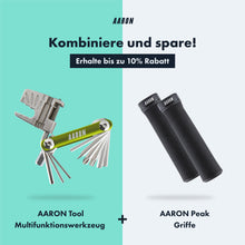 Laden Sie das Bild in den Galerie-Viewer, AARON Tool 20 in 1 Multitool - Fahrrad Multifunktionswerkzeug - Grün
