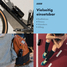 Laden Sie das Bild in den Galerie-Viewer, AARON ECO Fahrrad Trinkflasche - 100% Biologisch Abbaubar, BPA-frei - Schwarz